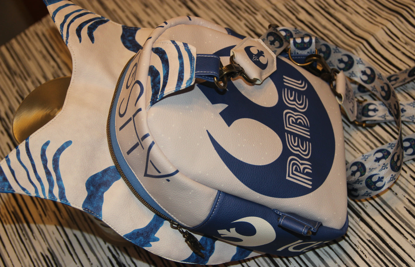 OOAK Ahsoka-Inspired Back Pack/Crossbody Bag