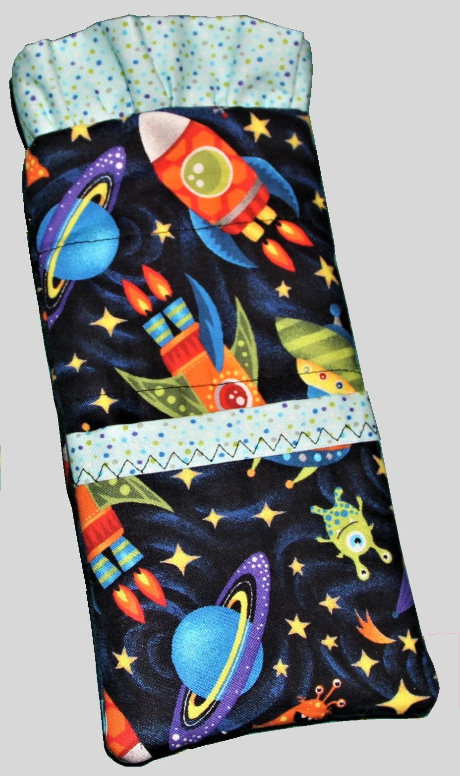 Stylish Glasses Case PDF Sewing Pattern INSTANT DOWNLOAD for Case with Ruffled Trim, Reversible, Quilted-Also Great for Rotary Cutters