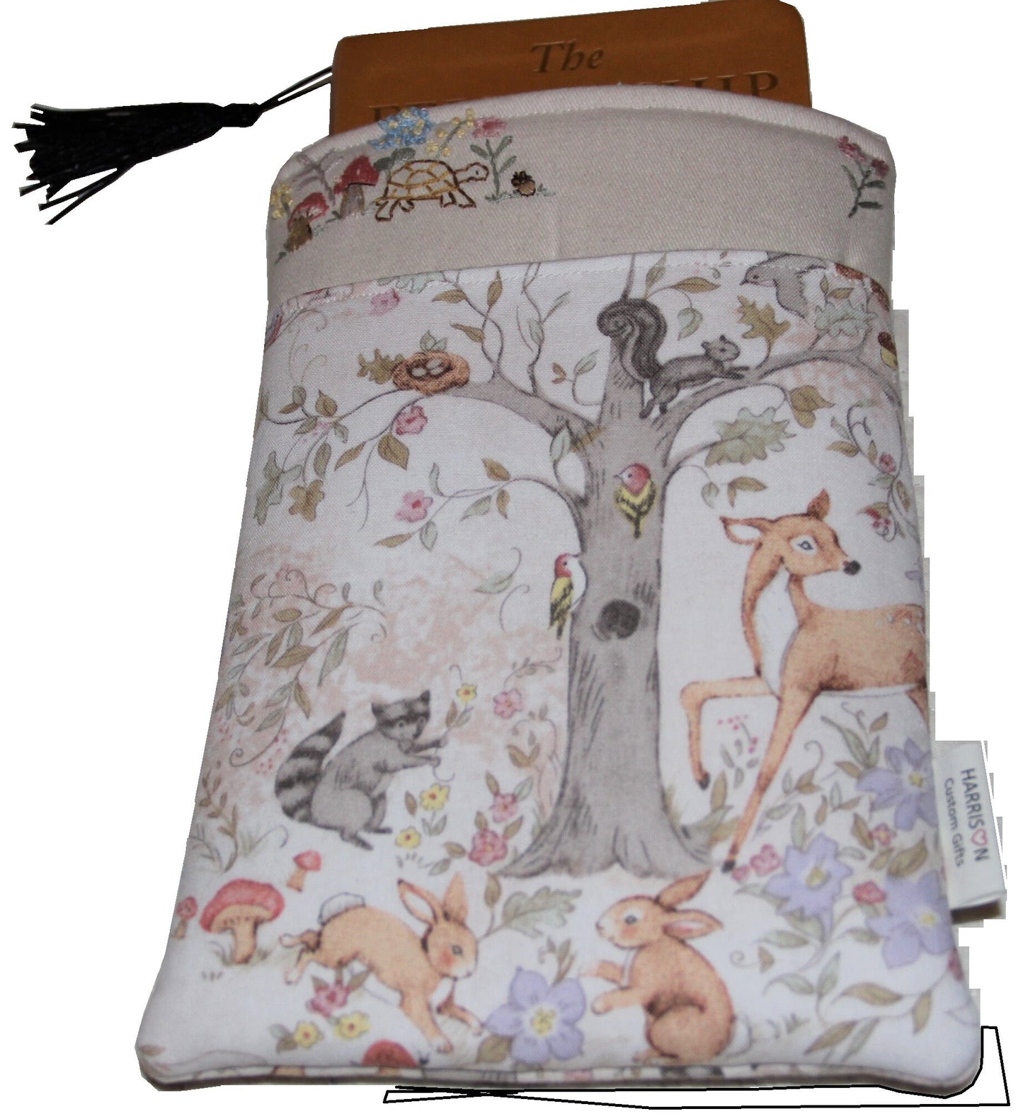 DIY Padded Book Sleeves with Optional Pockets. 4 Sizes in 4 Popular Styles. Also Great for Tablets and eReaders.