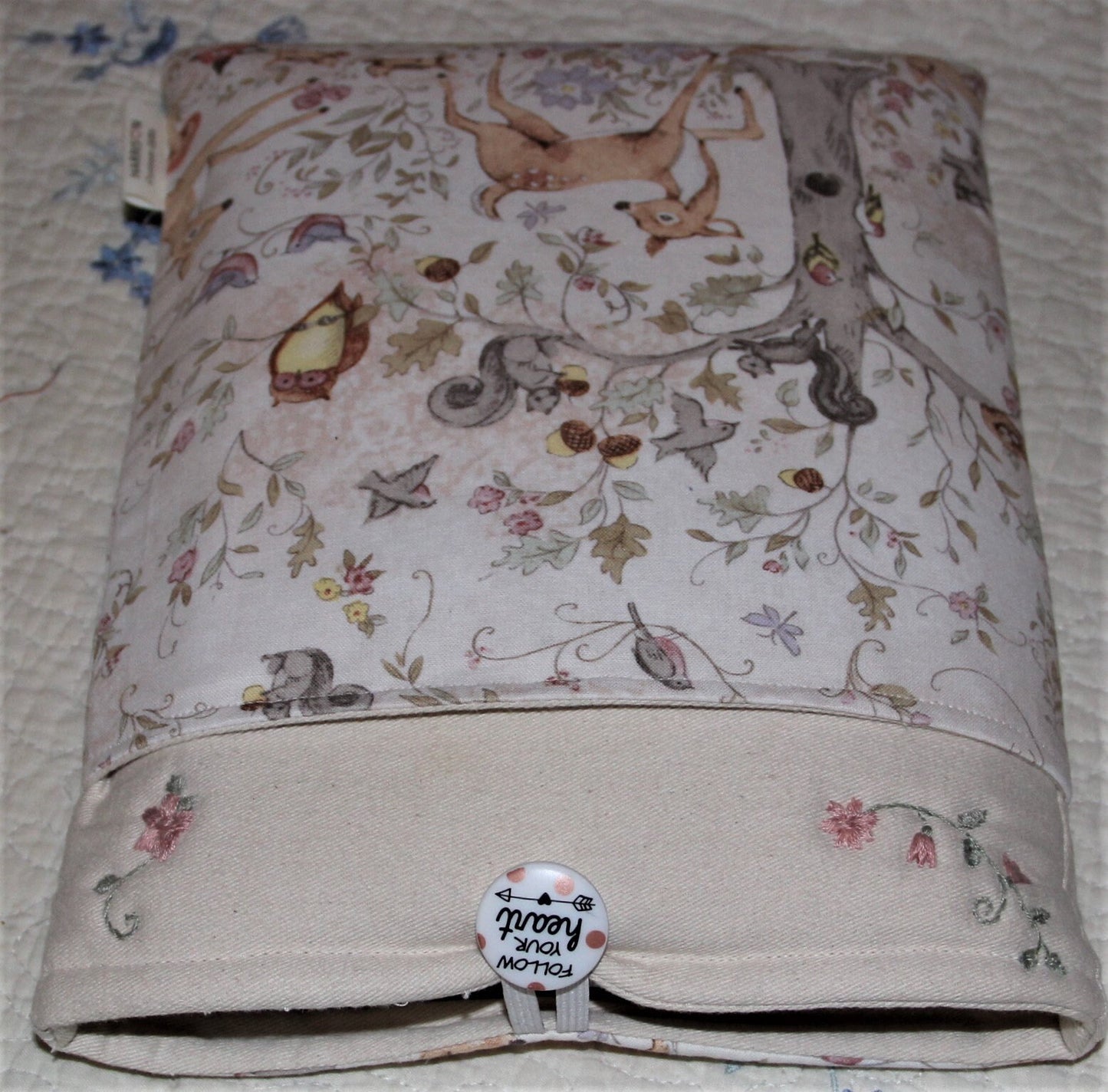 DIY Padded Book Sleeves with Optional Pockets. 4 Sizes in 4 Popular Styles. Also Great for Tablets and eReaders.