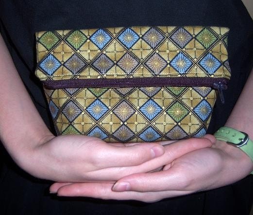 INSTANT DOWNLOAD PDF Easy Fashionable Fold-Over Clutch Tutorial in Two Sizes. Easily Stores Face Masks/Electronic Devices plus Power Cord