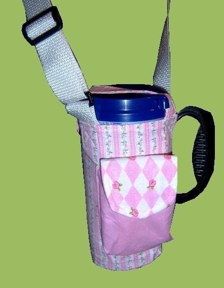 PDF Sewing Pattern for My Mug Carrier Great for Theme Park Resorts Refillable Mugs with Handles and Drink Bottles