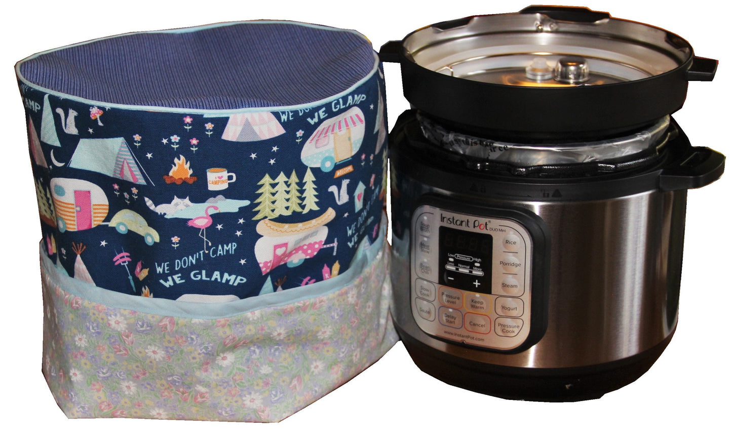 NEW! DIY Instant Pot Pressure Cooker Cover and Carry Case PDF Sewing Pattern. Four Sizes of Duos: Mini, 5/6, and 8 Quart Sizes