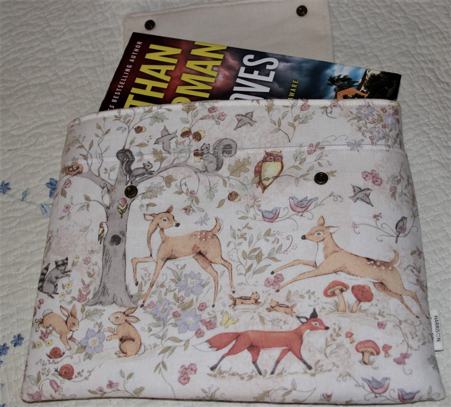 DIY Padded Book Sleeves with Optional Pockets. 4 Sizes in 4 Popular Styles. Also Great for Tablets and eReaders. Gift for Reader, Handmade