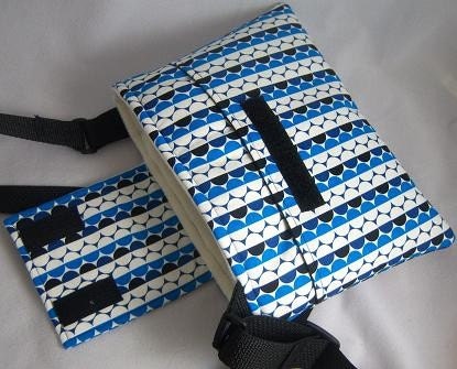 Large & Small eReader PDF Sewing Pattern for Padded Hipster Bag -iPads, iPad Mini, Kindle Fire, and More