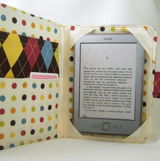 Padded Small eReader Book Case PDF INSTANT DOWNLOAD Make It Yourself Sewing Pattern