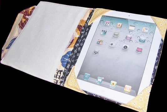 iPad Book Case Sewing Pattern in 5 Sizes for Many Tablets-Padded, Structured, Instant Download