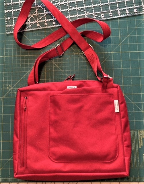 4GIRLSDESIGNS PDF Sewing Pattern and Video Tutorial available: THE Organizer Cross Body Travel Bag in 2 sizes. 26 Pockets in Large