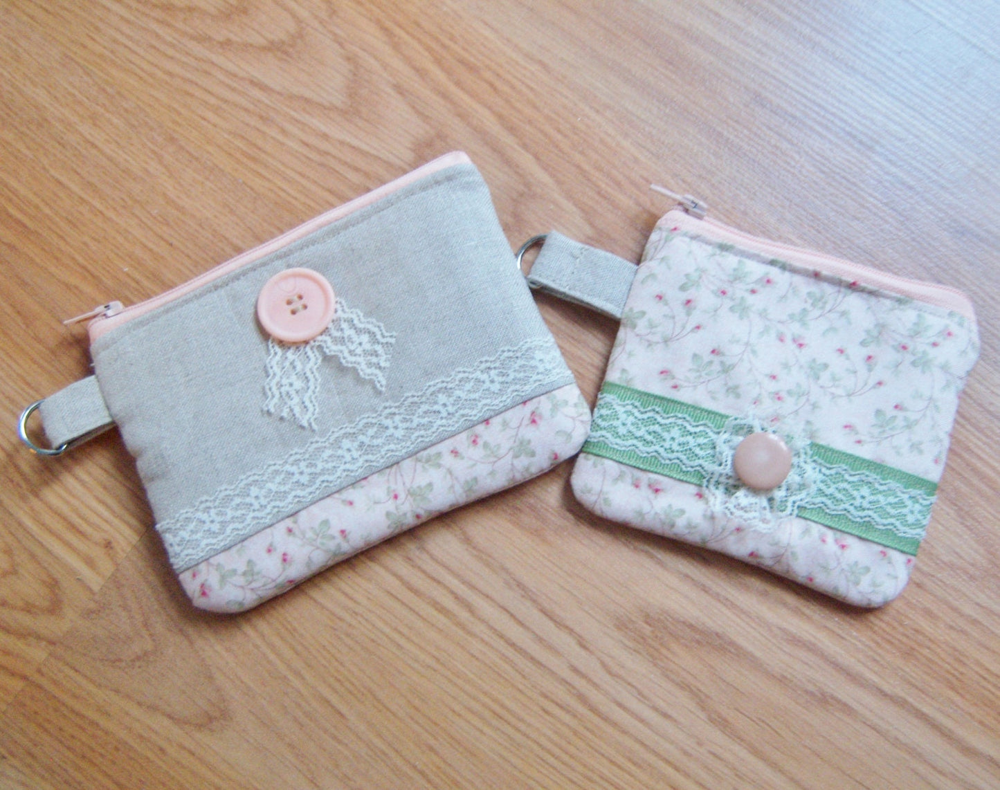 PDF Sewing Pattern Instant Download Pretty Little Zipper Bags: Cell Phone Pouch and Coin Purse