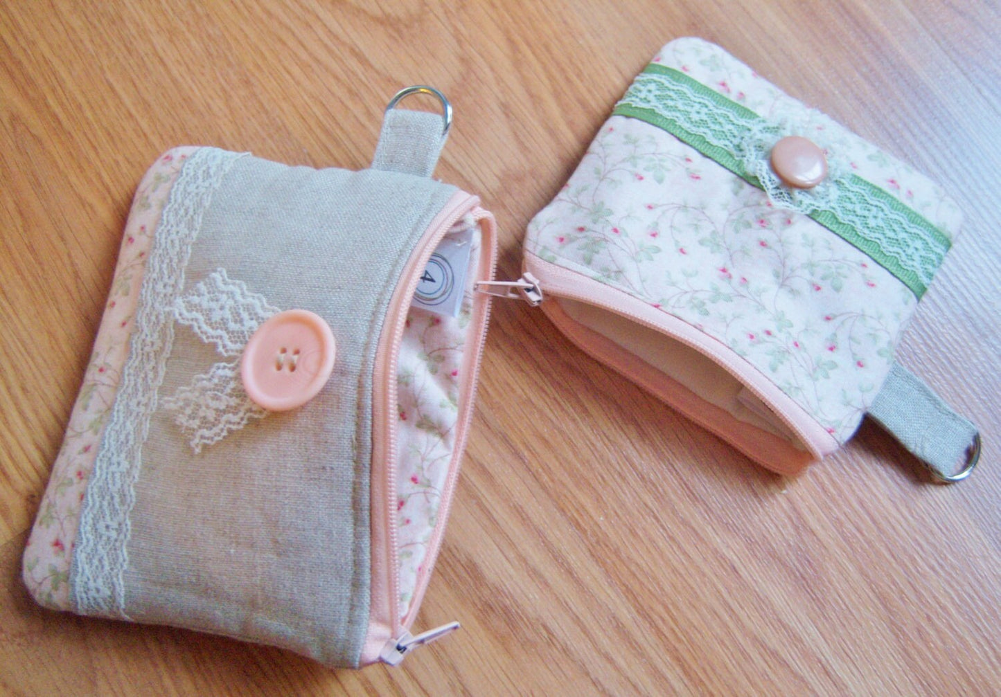 PDF Sewing Pattern Instant Download Pretty Little Zipper Bags: Cell Phone Pouch and Coin Purse